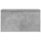 vidaXL Aufbewahrungstruhe Betongrau 84x42x46 cm Holzwerkstoff