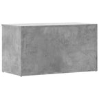 vidaXL Aufbewahrungstruhe Betongrau 84x42x46 cm Holzwerkstoff