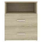 vidaXL Nachttisch Sonoma-Eiche 50x32x60 cm