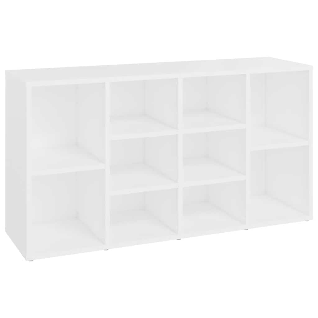 vidaXL Schuhbank Weiß 103x30x55 cm Holzwerkstoff