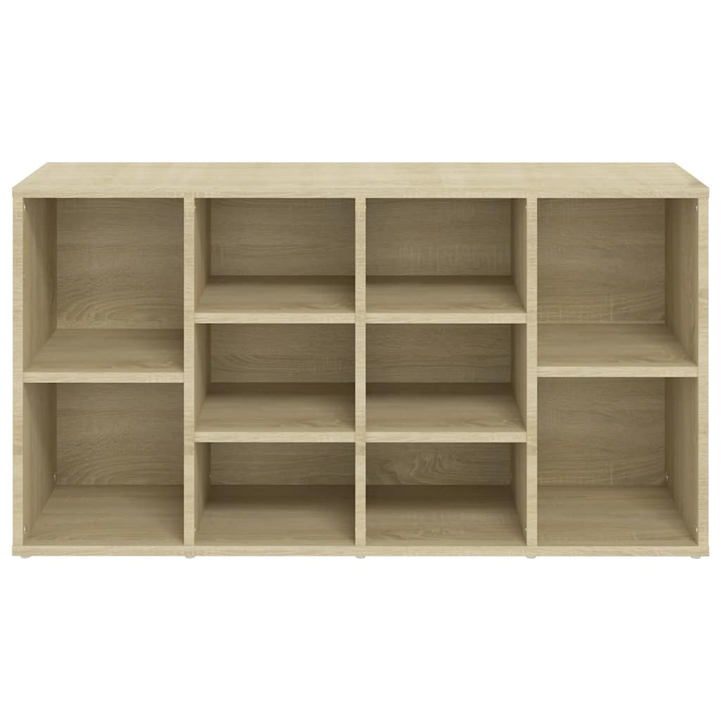 vidaXL Schuhbank Sonoma-Eiche 103x30x55 cm Holzwerkstoff