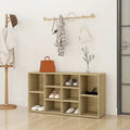 vidaXL Schuhbank Sonoma-Eiche 103x30x55 cm Holzwerkstoff