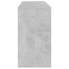 vidaXL Schuhbank Betongrau 103x30x55 cm Holzwerkstoff
