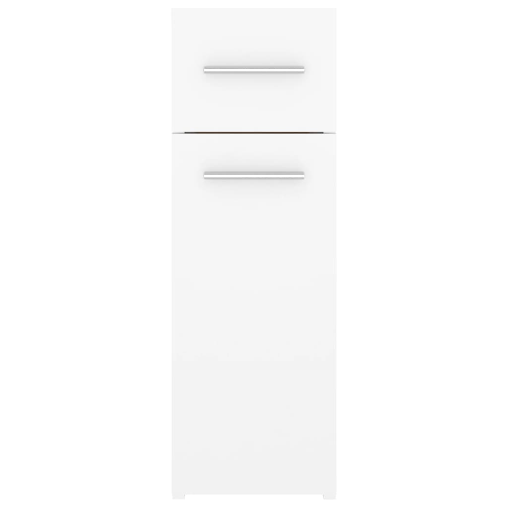 vidaXL Apothekerschrank Weiß 20x45,5x60 cm Holzwerkstoff