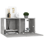 vidaXL TV-Hängeschrank Betongrau 60x30x30 cm