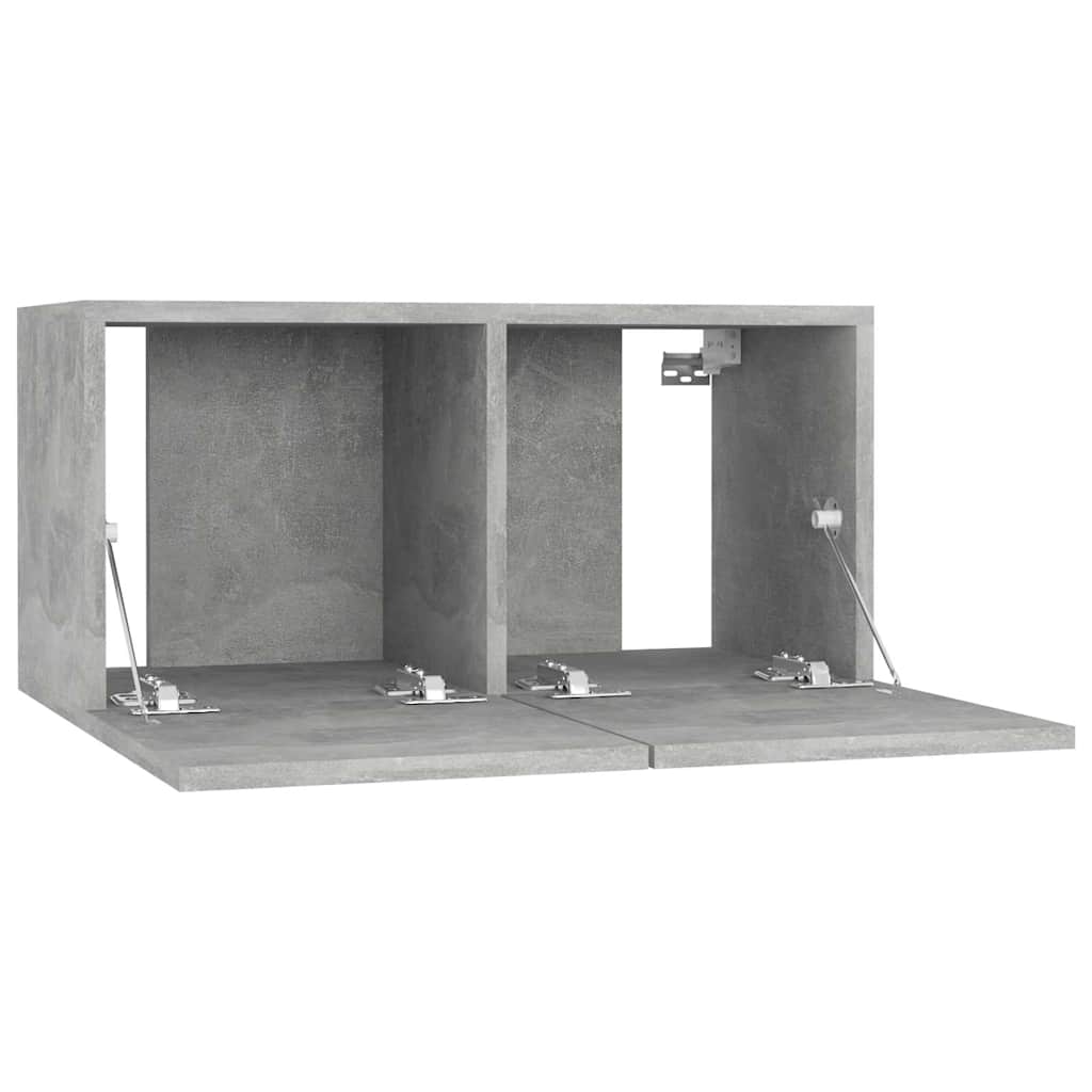 vidaXL TV-Hängeschrank Betongrau 60x30x30 cm