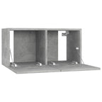 vidaXL TV-Hängeschrank Betongrau 60x30x30 cm
