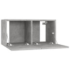 vidaXL TV-Hängeschränke 3 Stk. Betongrau 60x30x30 cm