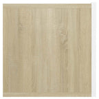 vidaXL TV-Hängeschrank Weiß und Sonoma-Eiche 60x30x30 cm