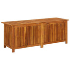 vidaXL Garten-Aufbewahrungsbox 150x50x58 cm Massivholz Akazie