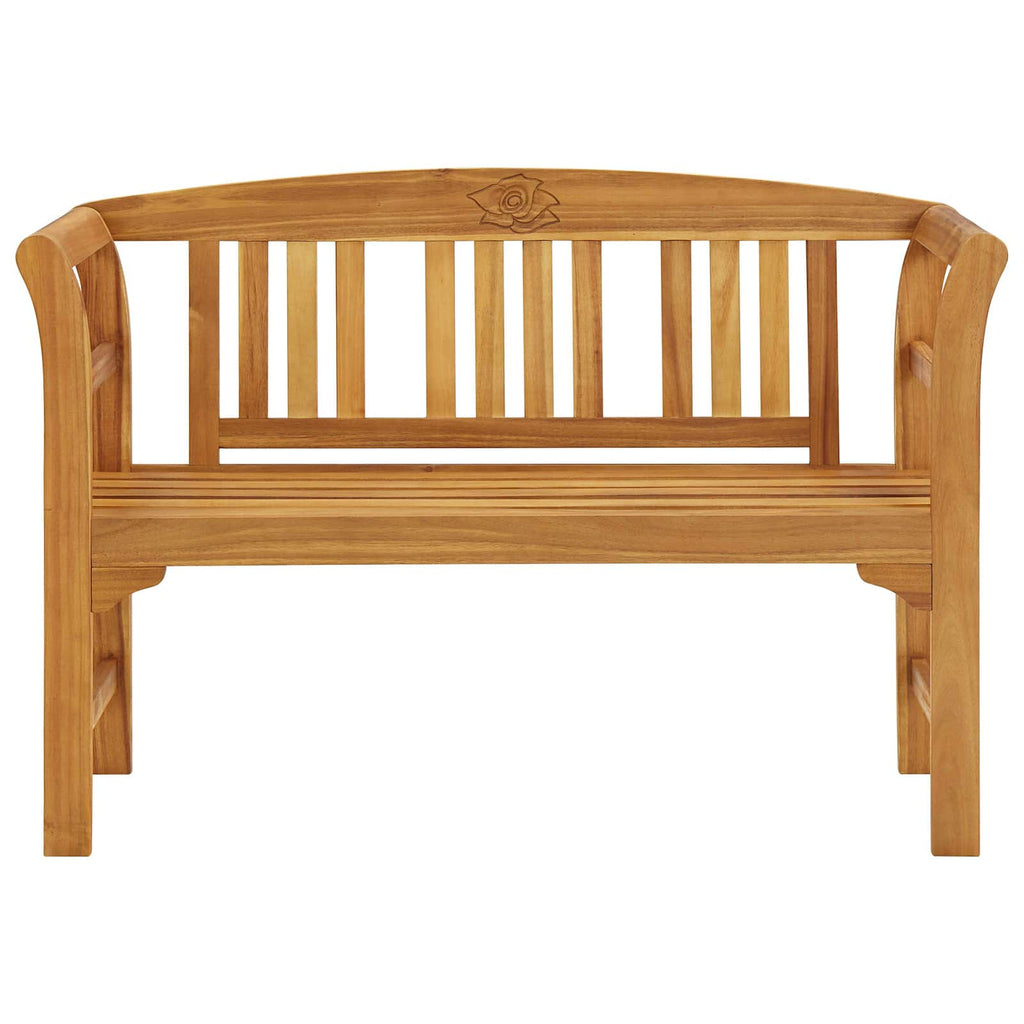 vidaXL Gartenbank 114 cm Massivholz Akazie