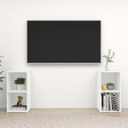 vidaXL TV-Schränke 2 Stk. Weiß 72x35x36,5 cm Holzwerkstoff