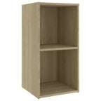 vidaXL TV-Schränke 2 Stk. Sonoma-Eiche 72x35x36,5 cm Holzwerkstoff