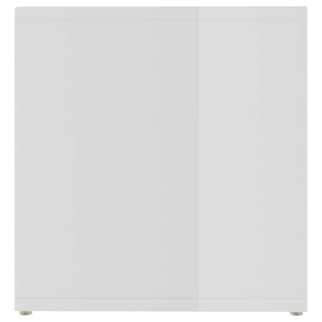 vidaXL TV-Schränke 2 Stk. Hochglanz-Weiß 72x35x36,5 cm Holzwerkstoff