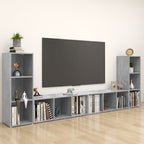 vidaXL | TV-Schränk | 4 pcs 37 x 35 x 107.5 cm
