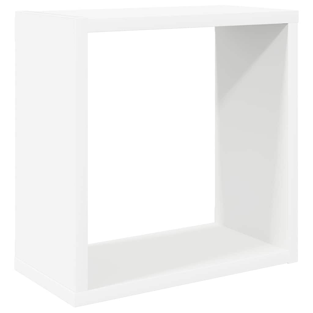 vidaXL Würfelregale 4 Stk. Weiß 30x15x30 cm