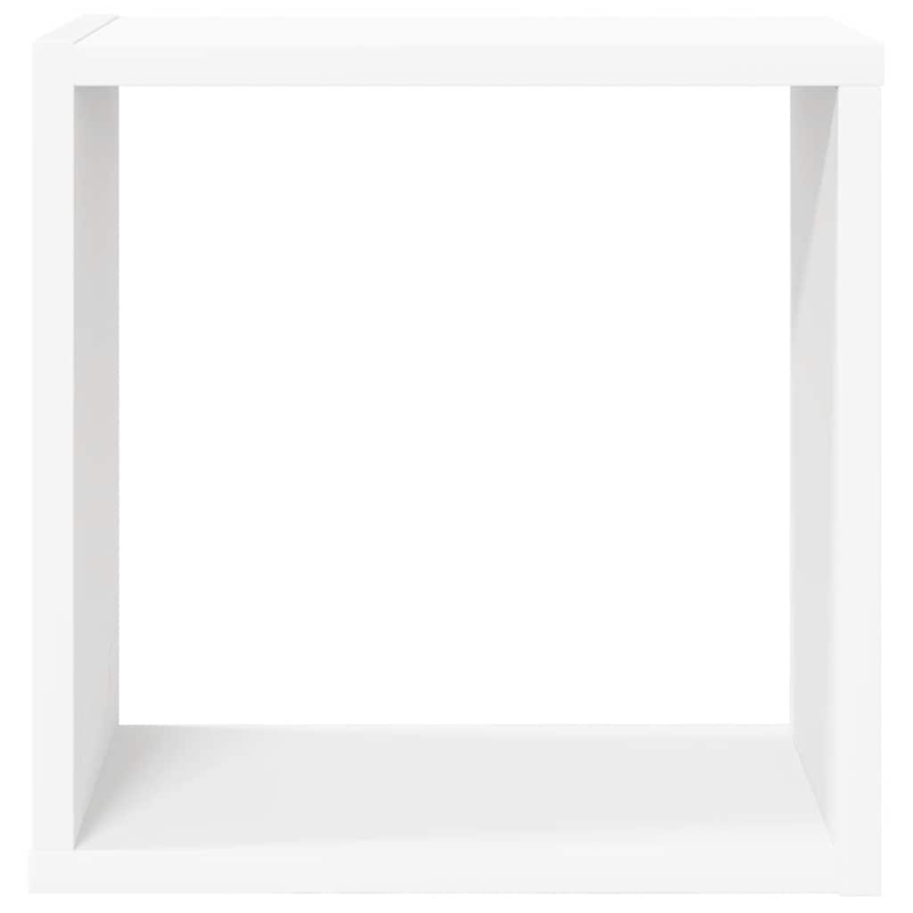 vidaXL Würfelregale 4 Stk. Weiß 30x15x30 cm