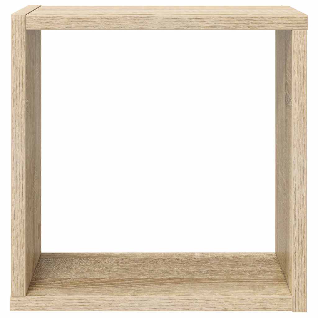 vidaXL Würfelregale 4 Stk. Sonoma-Eiche 30x15x30 cm