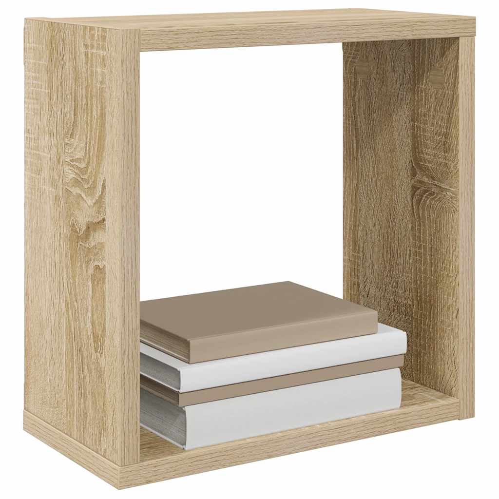 vidaXL Würfelregale 6 Stk. Sonoma-Eiche 30x15x30 cm