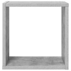 vidaXL Würfelregale 2 Stk. Betongrau 30x15x30 cm