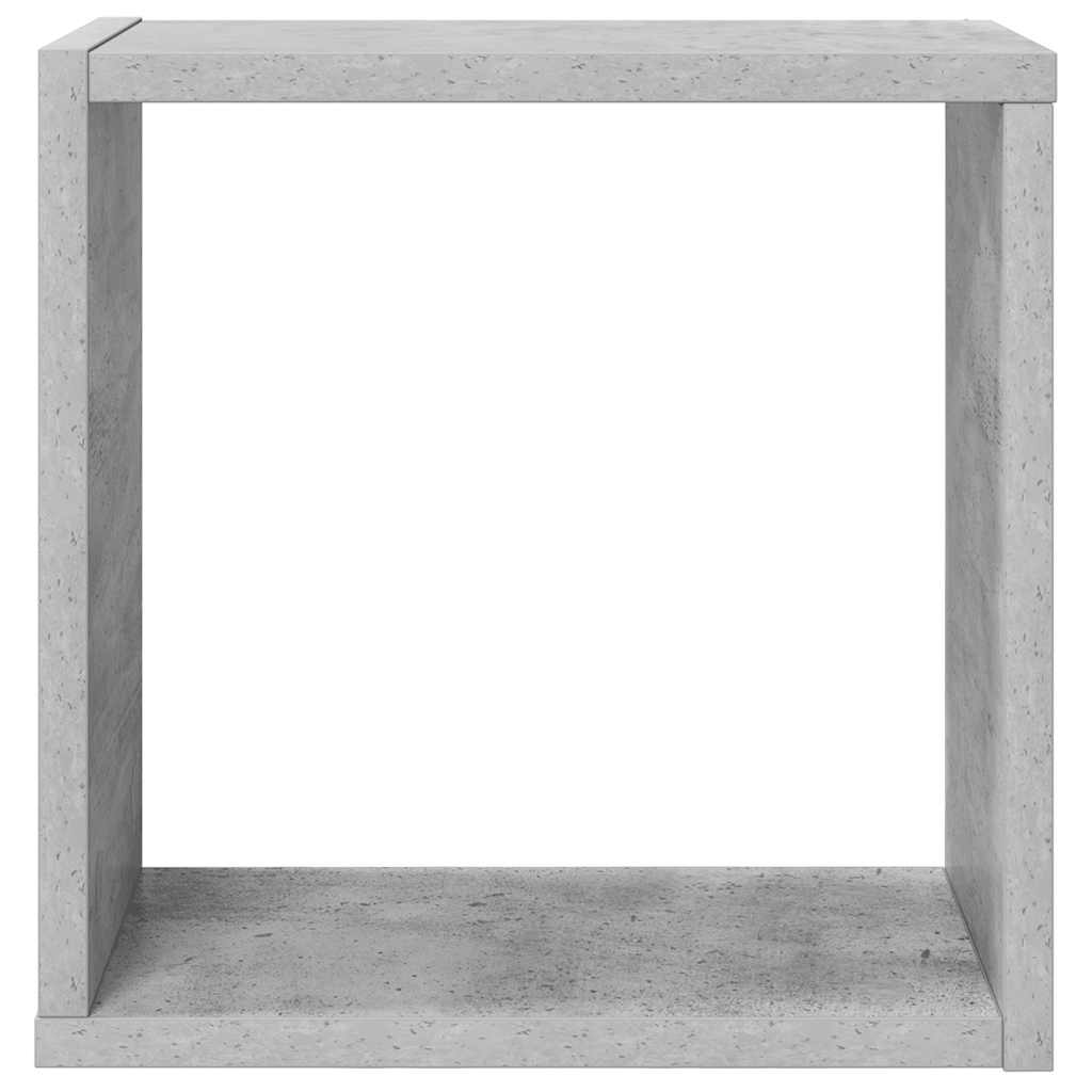 vidaXL Würfelregale 2 Stk. Betongrau 30x15x30 cm