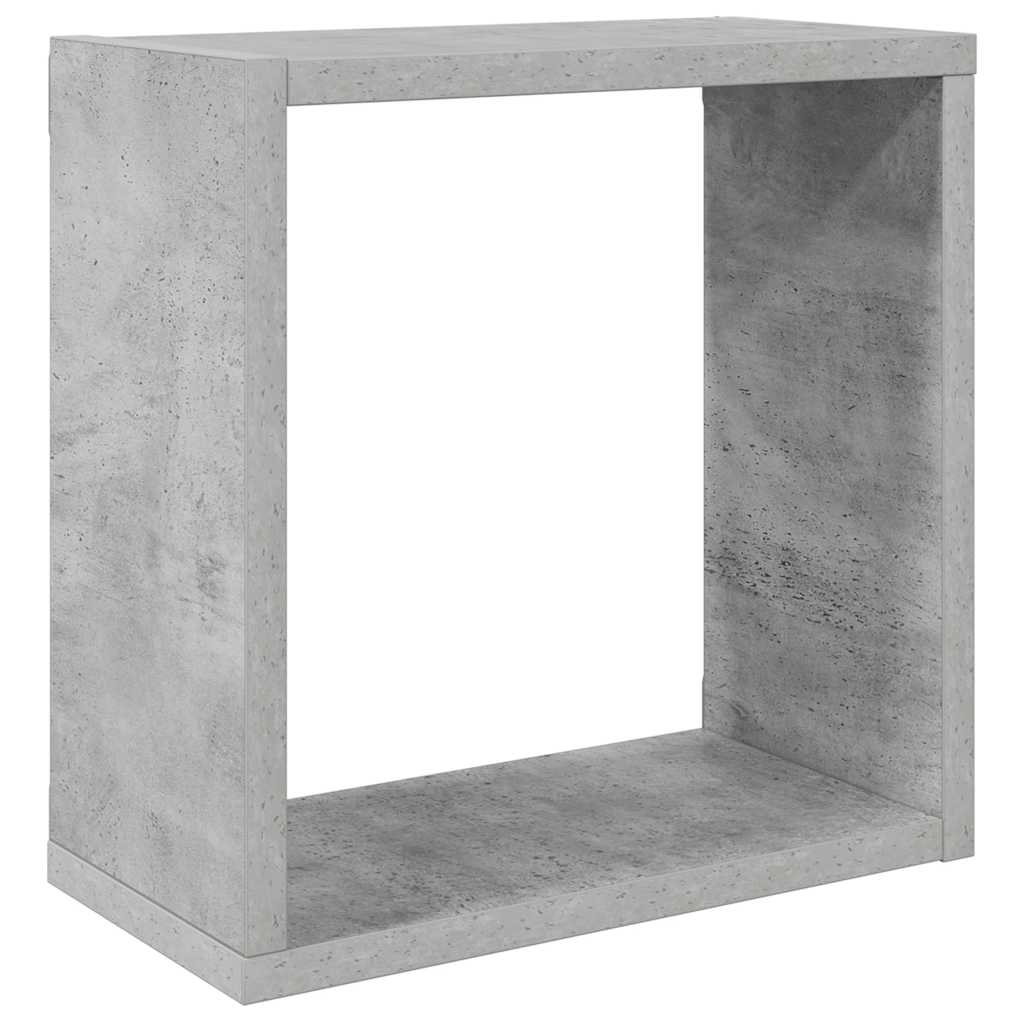 vidaXL Würfelregale 4 Stk. Betongrau 30x15x30 cm