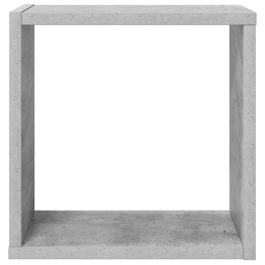 vidaXL Würfelregale 4 Stk. Betongrau 30x15x30 cm