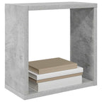vidaXL Würfelregale 6 Stk. Betongrau 30x15x30 cm