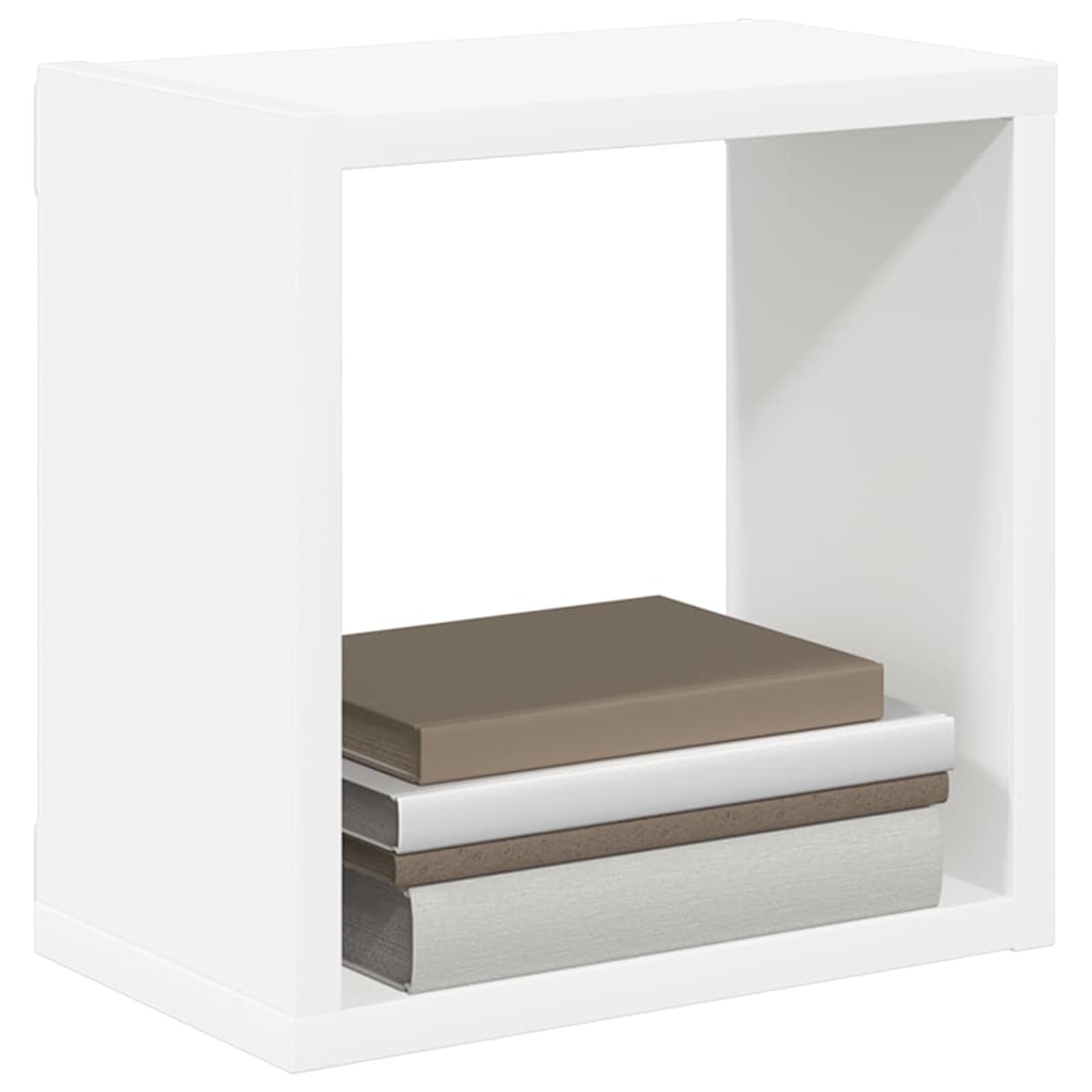 vidaXL Würfelregale 6 Stk. Weiß und Sonoma-Eiche 26x15x26 cm