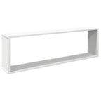vidaXL Würfelregale 2 Stk. Weiß 100x15x30 cm Holzwerkstoff
