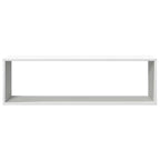 vidaXL Würfelregale 2 Stk. Weiß 100x15x30 cm Holzwerkstoff