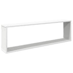 vidaXL Würfelregale 4 Stk. Weiß 100x15x30 cm Holzwerkstoff
