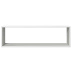 vidaXL Würfelregale 4 Stk. Weiß 100x15x30 cm Holzwerkstoff