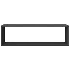 vidaXL Würfelregale 6 Stk. Grau 100x15x30 cm Holzwerkstoff