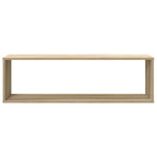 vidaXL Würfelregale 2 Stk. Sonoma-Eiche 100x15x30 cm Holzwerkstoff