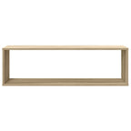 vidaXL Würfelregale 4 Stk. Sonoma-Eiche 100x15x30 cm Holzwerkstoff