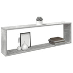 vidaXL Würfelregale 4 Stk. Betongrau 100x15x30 cm Holzwerkstoff