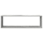 vidaXL Würfelregale 4 Stk. Betongrau 100x15x30 cm Holzwerkstoff