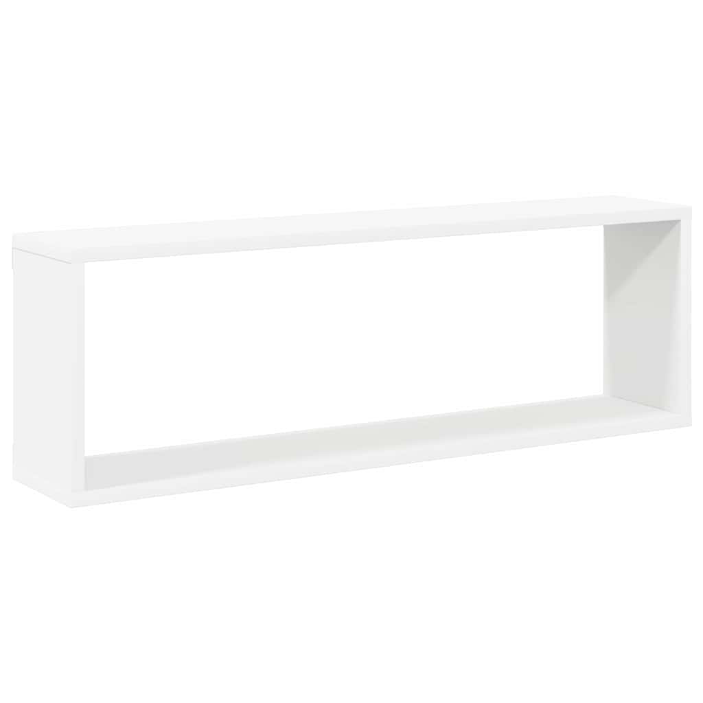 vidaXL Würfelregale 6Stk. Weiß Sonoma-Eiche 80x15x26,5cm Holzwerkstoff