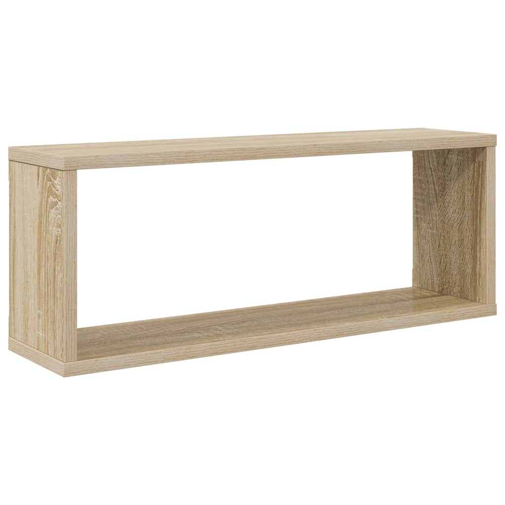 vidaXL Würfelregale 6 Stk. Sonoma-Eiche 60x15x23 cm Holzwerkstoff