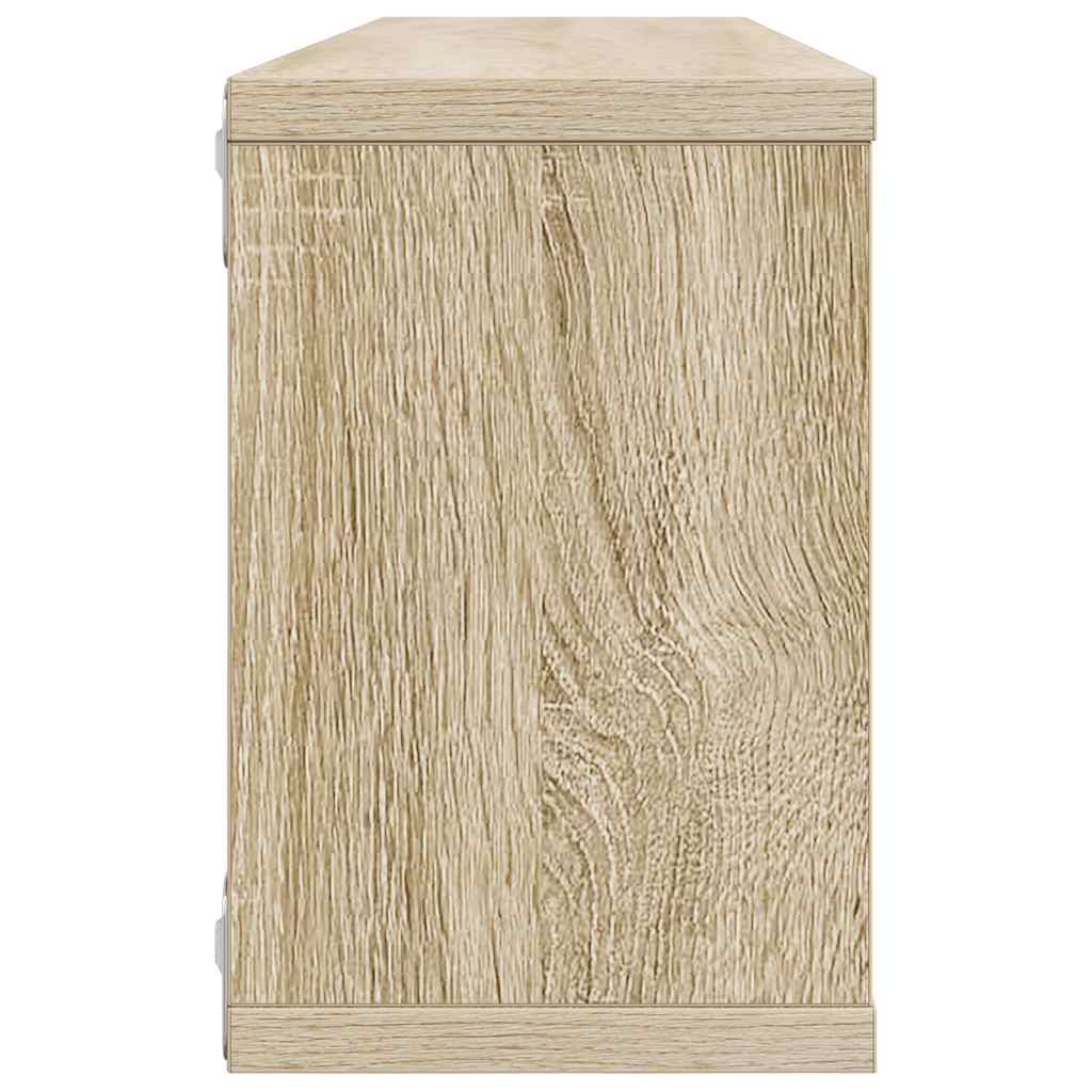 vidaXL Würfelregale 6 Stk. Sonoma-Eiche 60x15x23 cm Holzwerkstoff