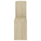vidaXL Wandregal Weiß und Sonoma-Eiche 100x18x53 cm Holzwerkstoff