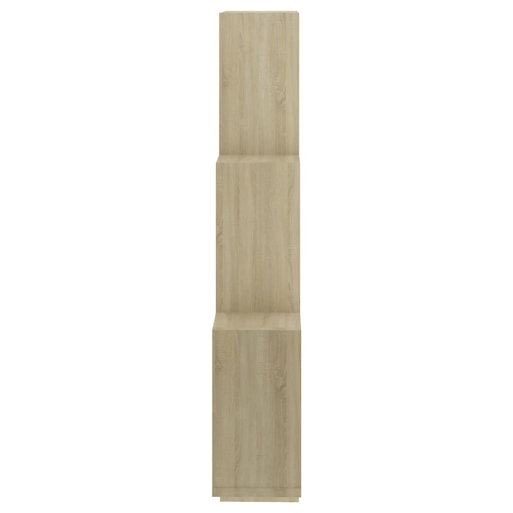 vidaXL Würfelregal Sonoma-Eiche 78x15x93 cm Holzwerkstoff