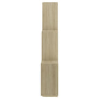 vidaXL Würfelregal Sonoma-Eiche 78x15x93 cm Holzwerkstoff