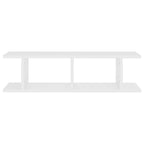 vidaXL Wandregale 2 Stk. Weiß 75x18x20 cm Holzwerkstoff