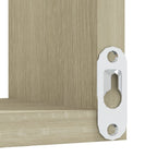 vidaXL Wand-Eckregal Sonoma-Eiche 40x40x50 cm Holzwerkstoff