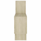 vidaXL Wandregal in Autoform Sonoma-Eiche 82x15x51 cm Holzwerkstoff