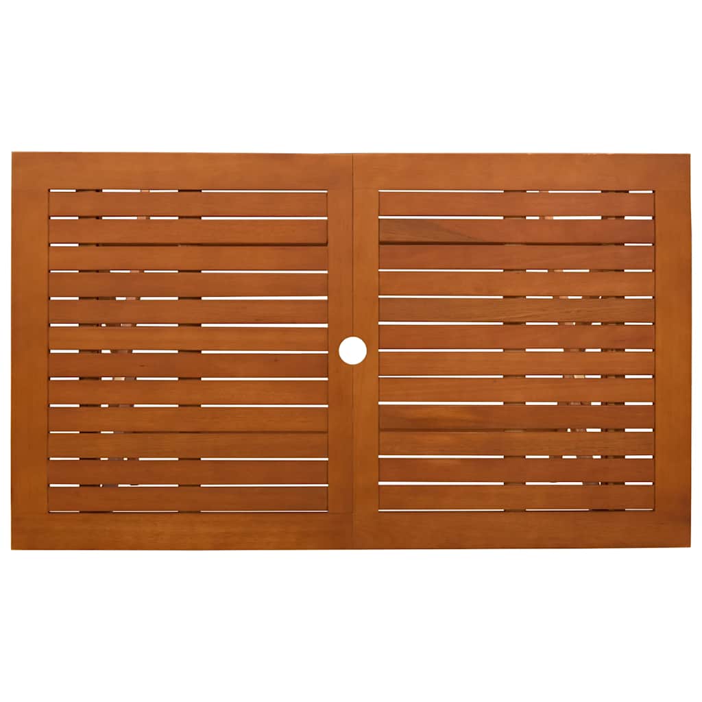 vidaXL Gartentisch Klappbar 120x70x75 cm Massivholz Eukalyptus