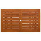 vidaXL Gartentisch Klappbar 120x70x75 cm Massivholz Eukalyptus