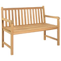 vidaXL Gartenbank 175 cm Massivholz Teak